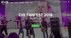 Desktop Screenshot of fanfest.eveonline.com